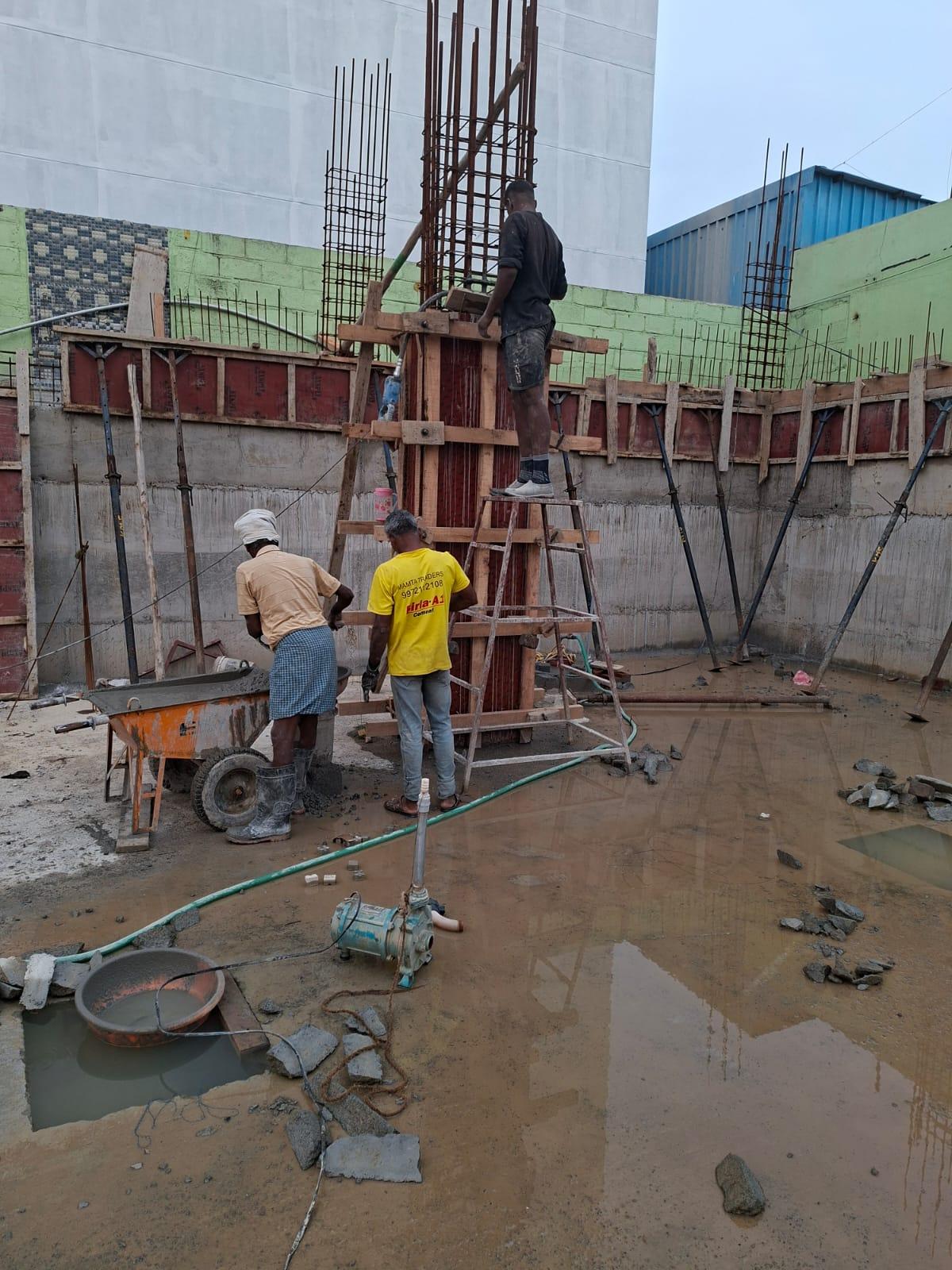 Live Active Multi-Storey Civil Construction Site